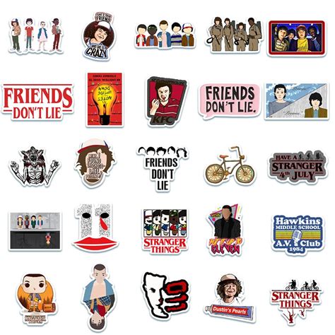 Stranger Things Sticker Pack Stranger Things Sticker Hydroflask