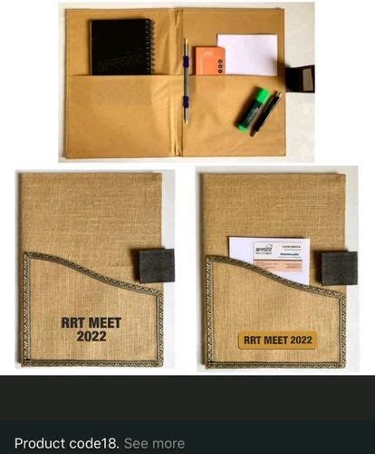 Executive Jute Convocation Folders Customized Best Price At Rs 175