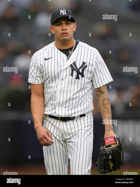 New York Yankees Relief Pitcher Jonathan Loaisiga Walks Back To The