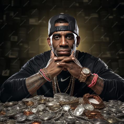 Premium AI Image | Deion Sanders A Captivating Headshot With Hands