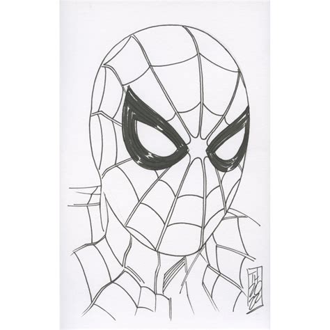 Spider Man Marvel Comics Signed Original Drawing By Tom Hodges 11