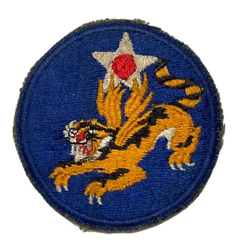 Original Wwii Usaaf U S Army Th Air Force Cut Edge Color Patch Ng