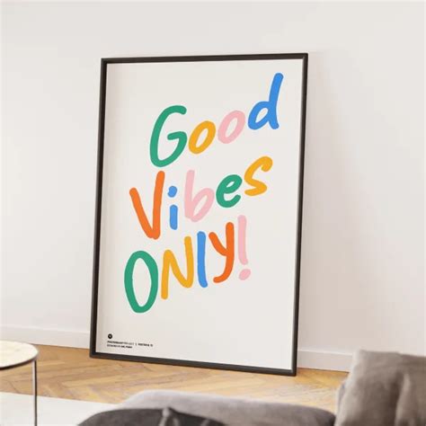 Good Vibes Only Poster - Poster Blast