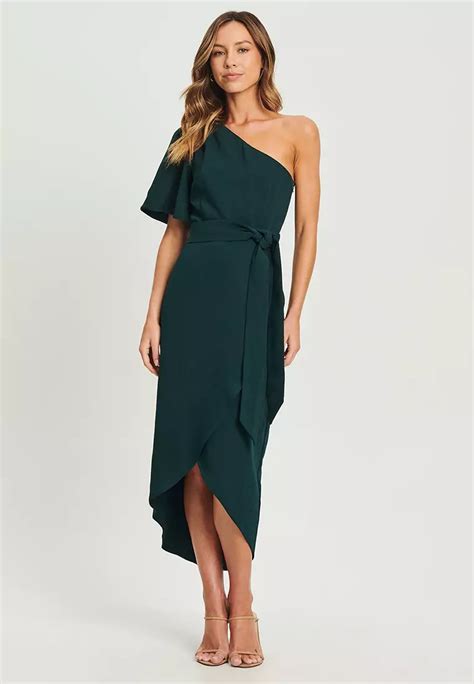 Buy Tussah Addison Midi Dress Online Zalora Philippines