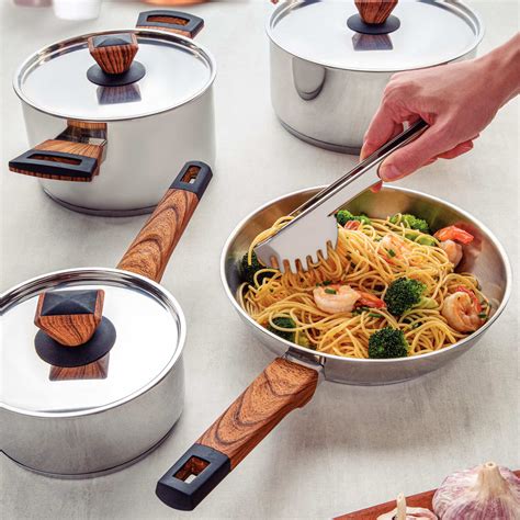 Tramontina Stainless Steel Cookware Set Brava Collection