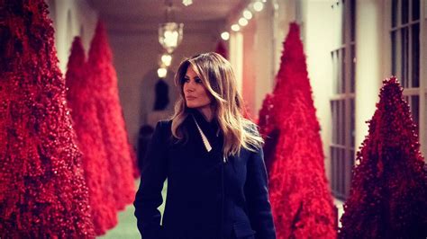 Melania Trump Christmas Decoration 2024 - Snow Christmas 2024