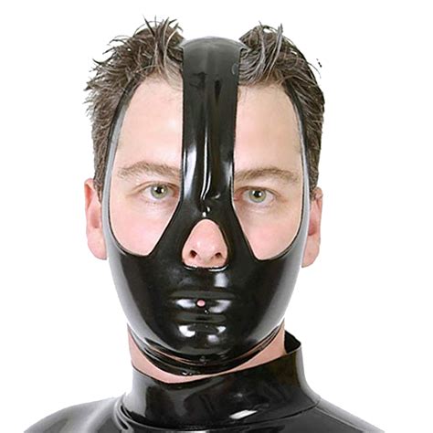 Сексуальные маски черные фетишивые раб латексные кожаные BDS & M ...