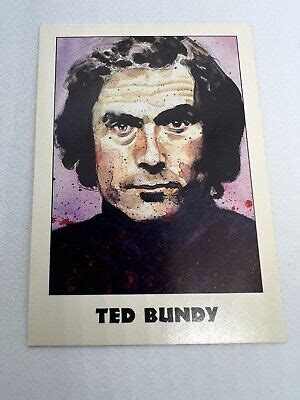 True Crime Series Eclipse Trading Card Ted Bundy Ebay