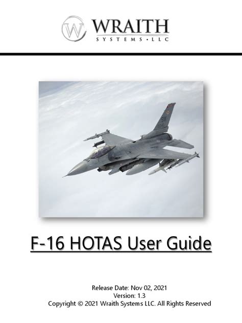 Wraith Systems F 16 HOTAS User Guide v1.3 | PDF | Usb | Switch