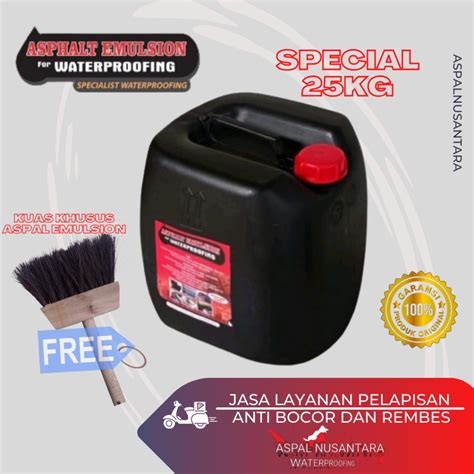 Jual Cat Pelapis Anti Bocor 25 Kg I Aspal Emulsion Untuk Waterproofing