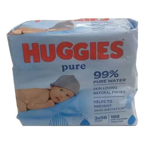 Huggies Baby Wipes Pure 56wipesx3