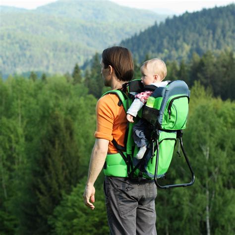 HOMCOM Baby Backpack Carrier For Hiking Child Carrier With Ergonomic ...