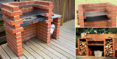 How To Build A Brick Barbecue For Your Backyard Home Design Garden