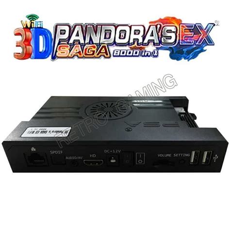 Pandora Box Saga EX 3D 8000 In 1 Arcade Pcb DIY Kit Usb Wireless