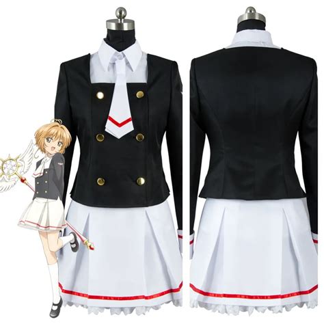 CardCaptor Sakura Cosplay Costume Sakura Kinomoto School Uniform-in ...