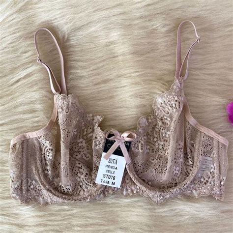 Suti De Renda Sem Bojo Aro De Metal Lingerie Sutian Renda Premium Barato Revenda St