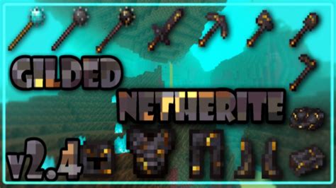 How To Get Gilded Netherite Armor And Tools In Minecraft Addon For