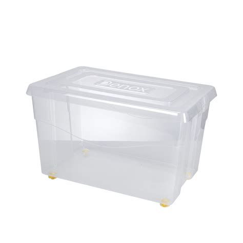 Caja traslúcida Mundibox de 60 L con ruedas DENOX FAMESA skrc comprar