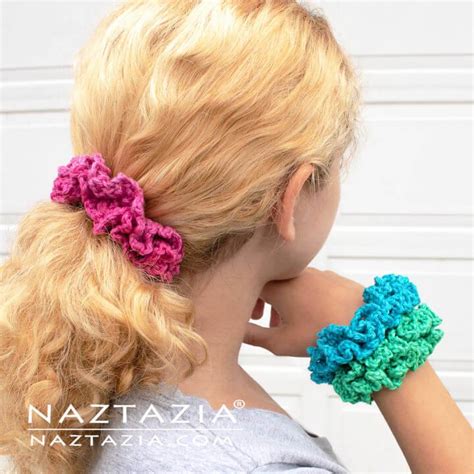 15 Free Crochet Scrunchie Patterns To Tie Your Hair Properly Diy To Make