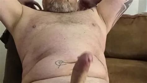Daddy Bear Fingers Asshole Strokes Fat Cut Cock And Big Cum Gay
