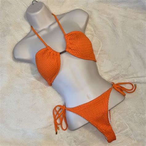 Swim Orange String Bikini Poshmark