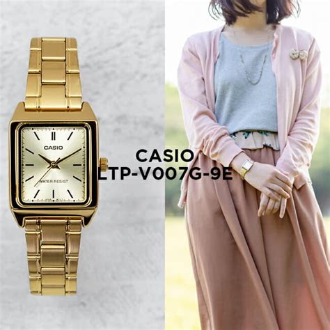 [New]Casio Ladies Kids Analog Standard Watch Gold LTP-V007G-9E - BE ...