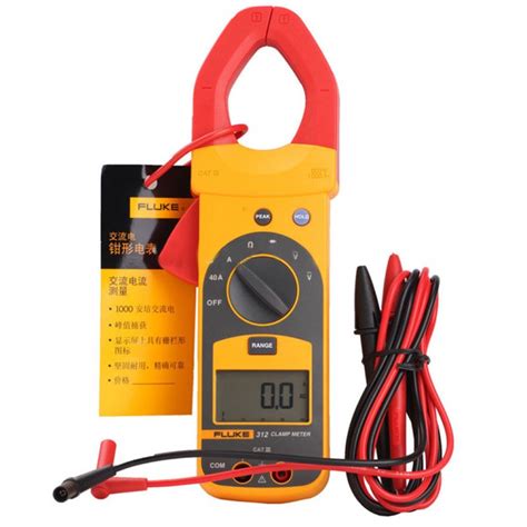 FLUKE F312 Digital Clamp Meter Multimeter Tester AC 1000A 36MM AC DC