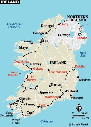 Queenstown Ireland Map