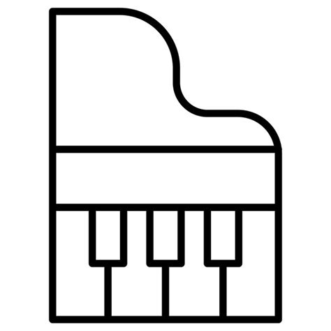 Premium Vector Piano Vector Illustration