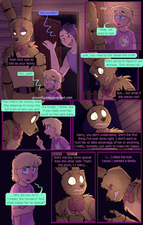 Springtrap And Deliah Page 94 By Grawolfquinn Fnaf Drawings Fnaf