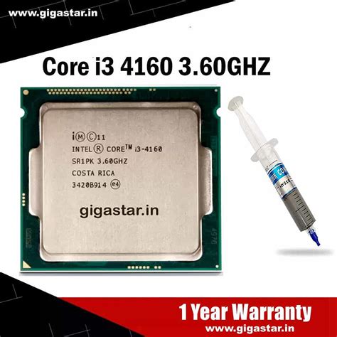 Intel Core I3 4160 4th Generation Processor 3m C 3 60 Ghz For H 81 Motherboard Gigastar