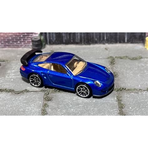 Hot Wheels Porsche Gt Blue Shopee Malaysia