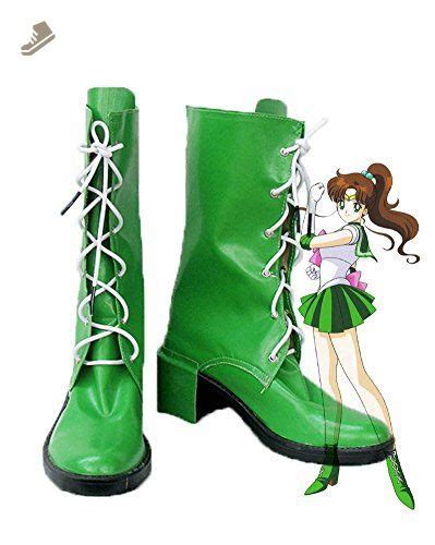 Sailor Moon Sailor Jupiter Makoto Kino Cosplay Shoes Boots Custom Made 2 Telacos Sneakers For