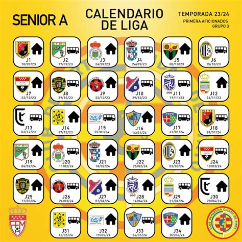 Calendario Senior A Temp 23 24 Ciudad De Pinto