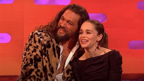 Jason Momoa Shouts Out Game Of Thrones Wifey Emilia Clarke Again, And It’ll Never Stop Being ...