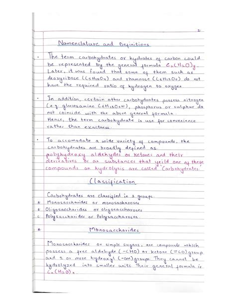 Solution Carbohydrate Part I Studypool