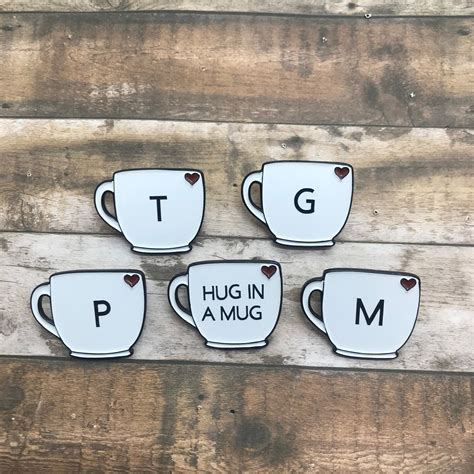 Custom Mug Enamel Pin Coffee Tea Lover Gift Gift