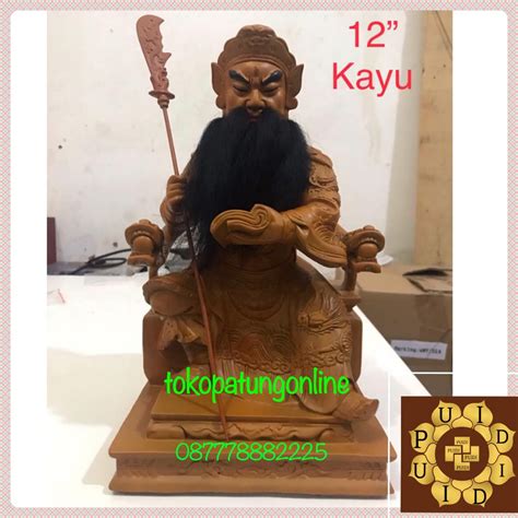 Jual Patung Dewa Kwan Kong Kayu Uk In Shopee Indonesia