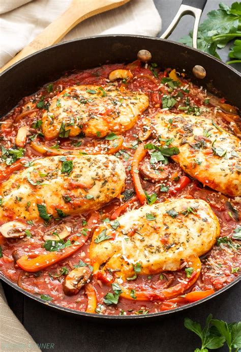 Easy Skillet Chicken Cacciatore Recipe Runner