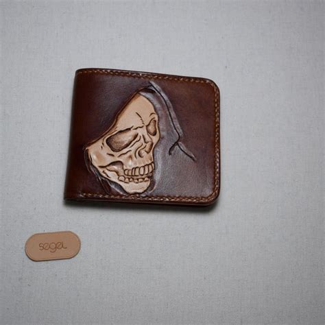 Shop 50 Badass Leather Skull Wallets For Men Tagged Skull