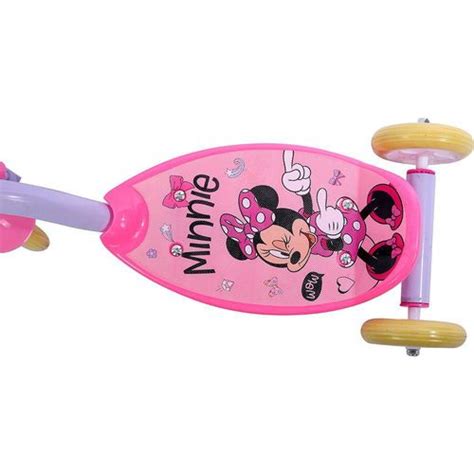 Patinete Infantil 3 Rodas Mochilinha Disney Minnie Brink Em