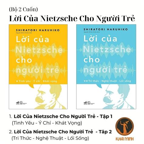 Bộ 2 Cuốn Lời Của Nietzsche Cho Người Trẻ Tập 1 Tập 2 Shiratori