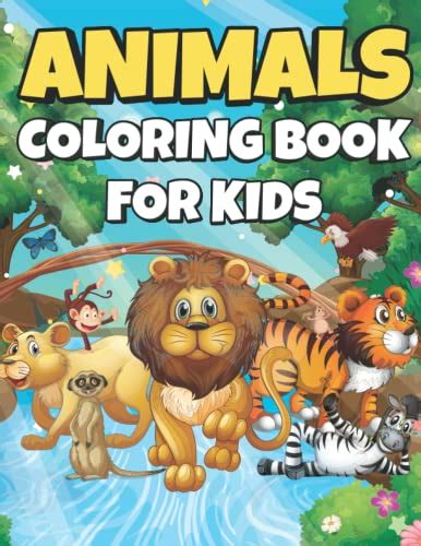 Animals Color Book: Kids Coloring Book featuring 50 different cute baby ...