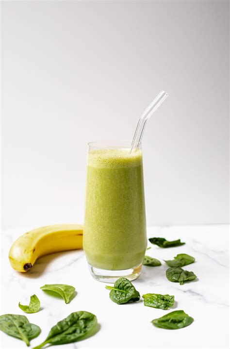 Spinach Smoothie 4 Ingredient Spinach Banana Smoothie Mind Over