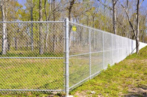 Metal Fence Edmonton Commercial Chain Link Fence Construction Site