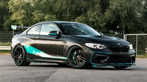 Bmw M2 Competition Gets Minty Fresh 715 Bhp Makeover From Manhart