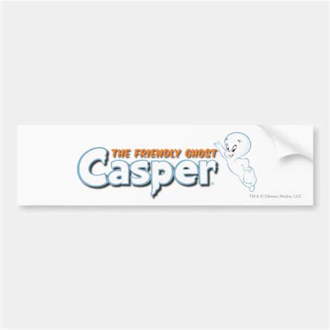 Casper The Friendly Ghost Logo 1 Bumper Sticker | Zazzle