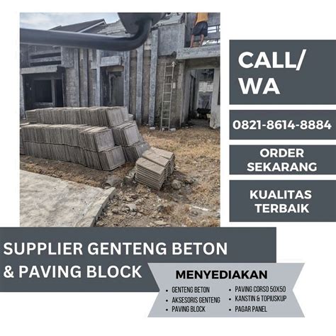 Mengenal Genteng Beton Keunggulan Dalam Satu Produk PDF