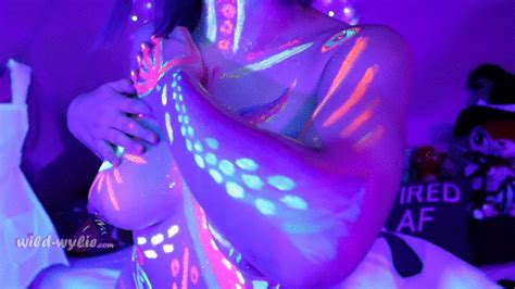 Blacklight Teasing Wild Wylie Clips4sale