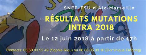 Mutation Intra Fpma Snep Fsu Aix Marseille